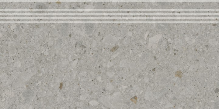 Керамогранитные Керама Марацци Kerama Marazzi Чеппо ди Гре Ступень серый матовый обрезной DD606020R\GR 30x60 — фото 2