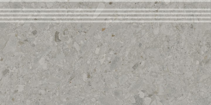 Керамогранитные Керама Марацци Kerama Marazzi Чеппо ди Гре Ступень серый матовый обрезной DD606020R\GR 30x60 — фото 3