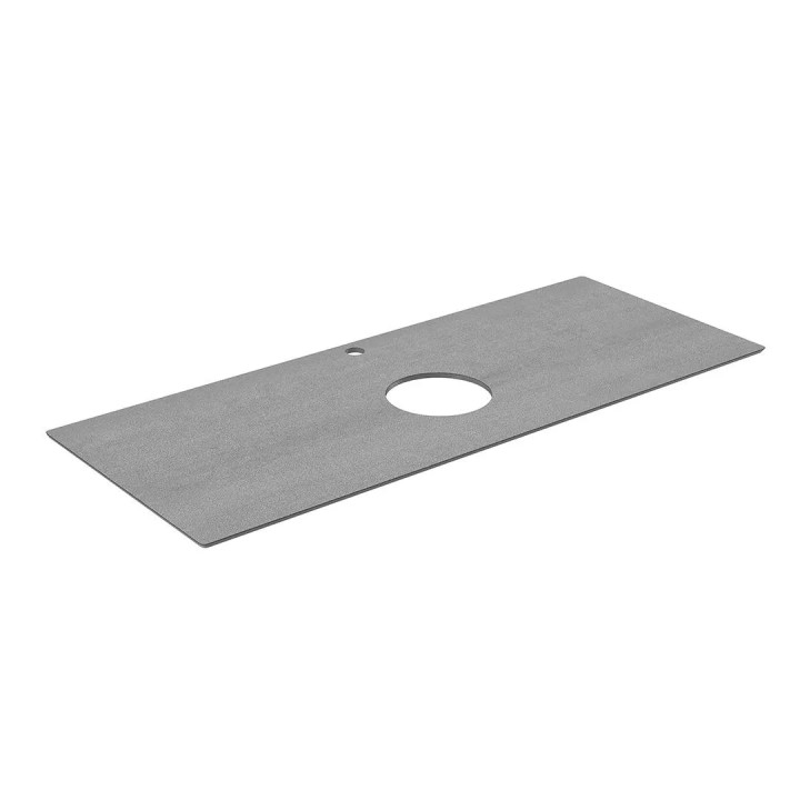 Столешницы Керама Марацци Plaza Next / Плаза Некст Столешница Kerama Marazzi PL1.DD500600R\120 Про Дабл 120 из керамогранита с отверстием под смеситель (для накладных раковин) — фото 3