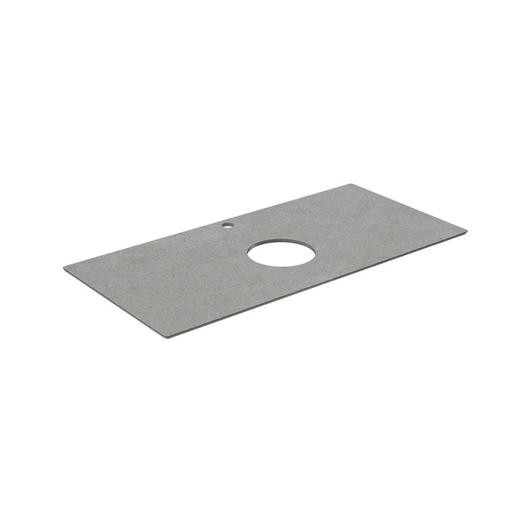 Столешницы Керама Марацци Plaza Next / Плаза Некст Столешница Kerama Marazzi PL1.DL500900R\100 Фондамента 100 из керамогранита с отверстием под смеситель (для накладных раковин) — фото 3