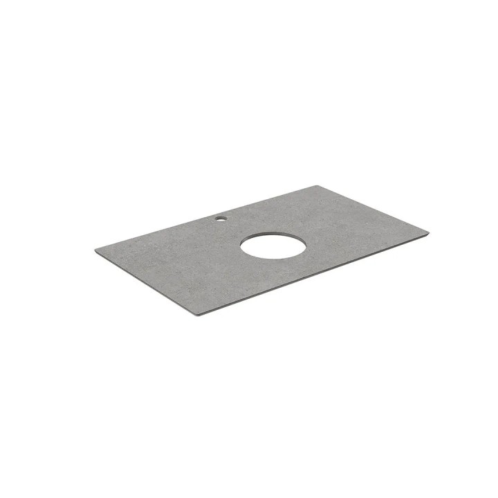 Столешницы Керама Марацци Plaza Next / Плаза Некст Столешница Kerama Marazzi PL1.DL500900R\80 Фондамента 80 из керамогранита с отверстием под смеситель (для накладных раковин) — фото 3