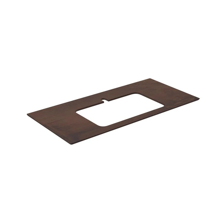 Столешницы Керама Марацци Plaza Next / Плаза Некст Столешница Kerama Marazzi PL2.DD571300R\100 Про Феррум 100 из керамогранита с отверстием под смеситель (для раковин, встраиваемых сверху) — фото 3