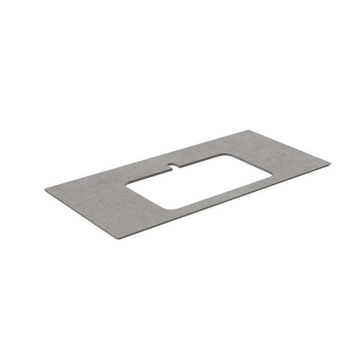 Столешницы Керама Марацци Plaza Next / Плаза Некст Столешница Kerama Marazzi PL2.DL500900R\100 Фондамента 100 из керамогранита с отверстием под смеситель (для раковин, встраиваемых сверху) — фото 2