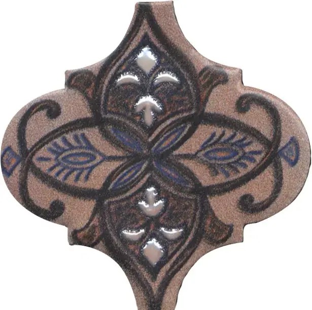 Керама Марацци Панно Арабески Марокко 2 (из 6 частей 6,5х6,5) 10x25x0,69 — фото 4