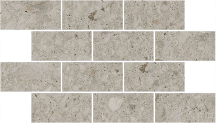 Керама Марацци Декор керамогранит Kerama Marazzi Чеппо ди Гре Мозаичный Бежевый Светлый Матовый Обрезной 34.6x20x0.9 — фото 2