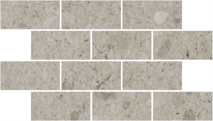 Керама Марацци Декор керамогранит Kerama Marazzi Чеппо ди Гре Мозаичный Бежевый Светлый Матовый Обрезной 34.6x20x0.9 — фото 3