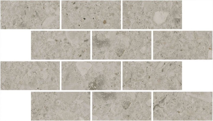 Керама Марацци Декор керамогранит Kerama Marazzi Чеппо ди Гре Мозаичный Бежевый Светлый Матовый Обрезной 34.6x20x0.9 — фото 4