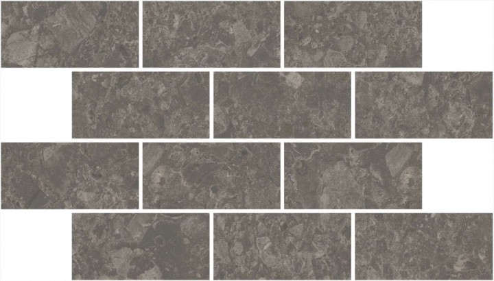 Керама Марацци Декор керамогранит Kerama Marazzi Чеппо ди Гре Мозаичный Коричневый Матовый Обрезной 34.6x20x0.9 — фото 2