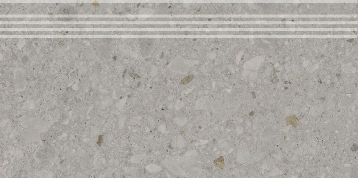 Керамогранитные Керама Марацци Керамогранит Ступень Kerama Marazzi Чеппо ди Гре Серая Матовая Обрезная 30x60x0.9 — фото 4
