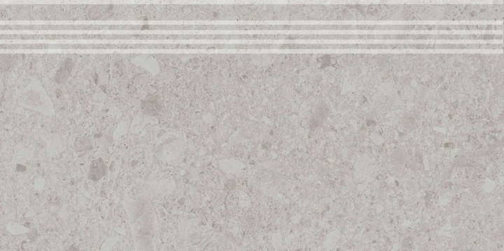Керамогранитные Керама Марацци Керамогранит Ступень Kerama Marazzi Чеппо ди Гре Серая Светлая Матовая Обрезная 30x60x0.9 — фото 3