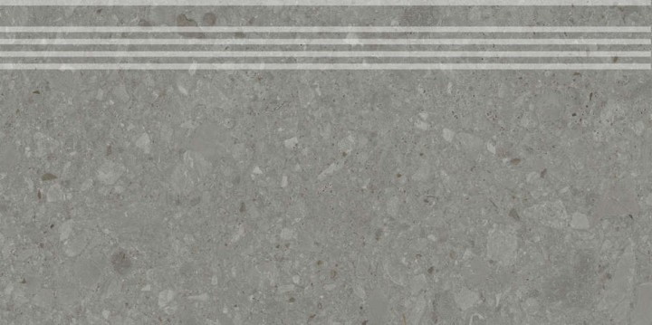 Керамогранитные Керама Марацци Керамогранит Ступень Kerama Marazzi Чеппо ди Гре Серая Темная Матовая Обрезная 30x60x0.9 — фото 3