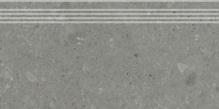 Керамогранитные Керама Марацци Керамогранит Ступень Kerama Marazzi Чеппо ди Гре Серая Темная Матовая Обрезная 30x60x0.9 — фото 4