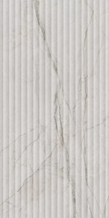 Настенная Керама Марацци Kerama Marazzi Ифран серый светлый глянцевый структура обрезной KM6012B0110R 60x119,5x1 — фото 5