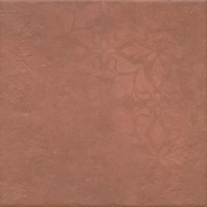 Керама Марацци Хадду красный матовый декорированный 40,2x40,2x0,8 — фото 8