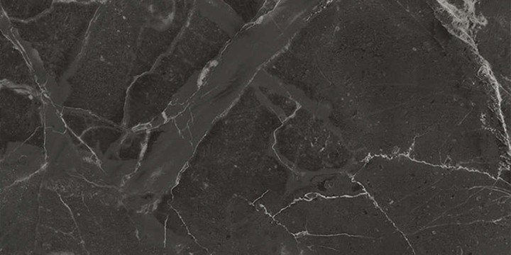 Керама Марацци Бордюр настенный Kerama Marazzi Коррер Плинтус Черный Глянцевый Обрезной 30x15x1.7 — фото 5