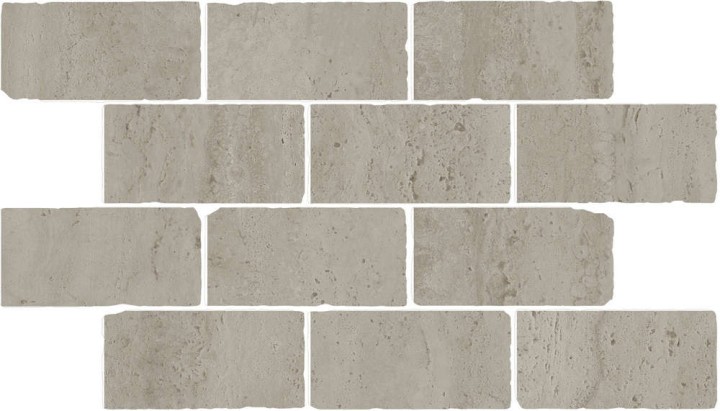Керамическая Керама Марацци Декор керамогранит Kerama Marazzi Сан-Марко Бордюр Мозаичный Серый Матовый Обрезной 46.5x26.5x0.9 — фото 2