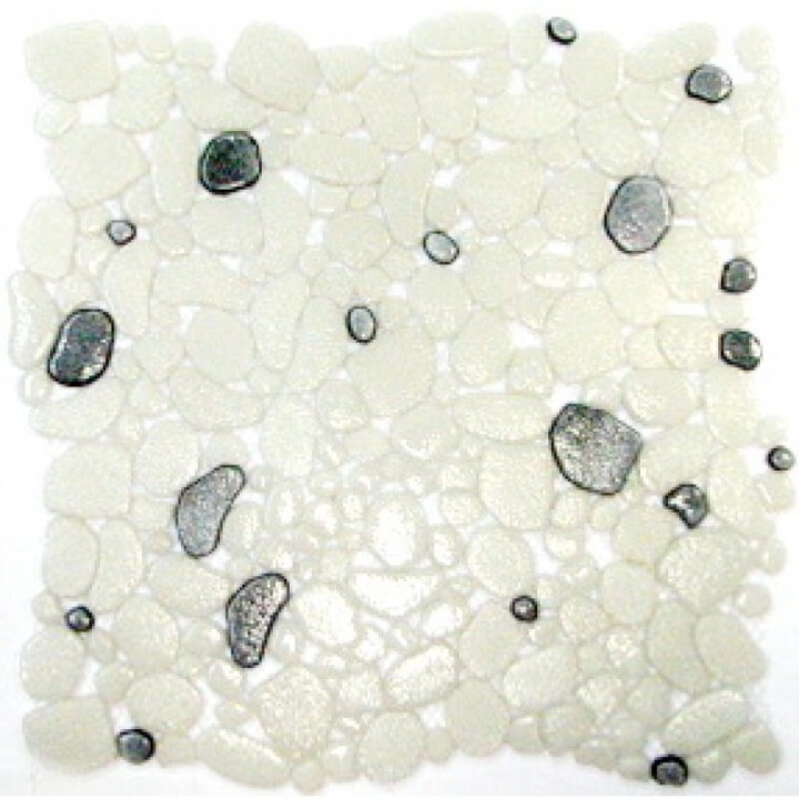 Стеклянная Keramissimo Морские камушки Мозаика GRAVEL DGZ-2 mix1 31,5х31,5  — фото 2