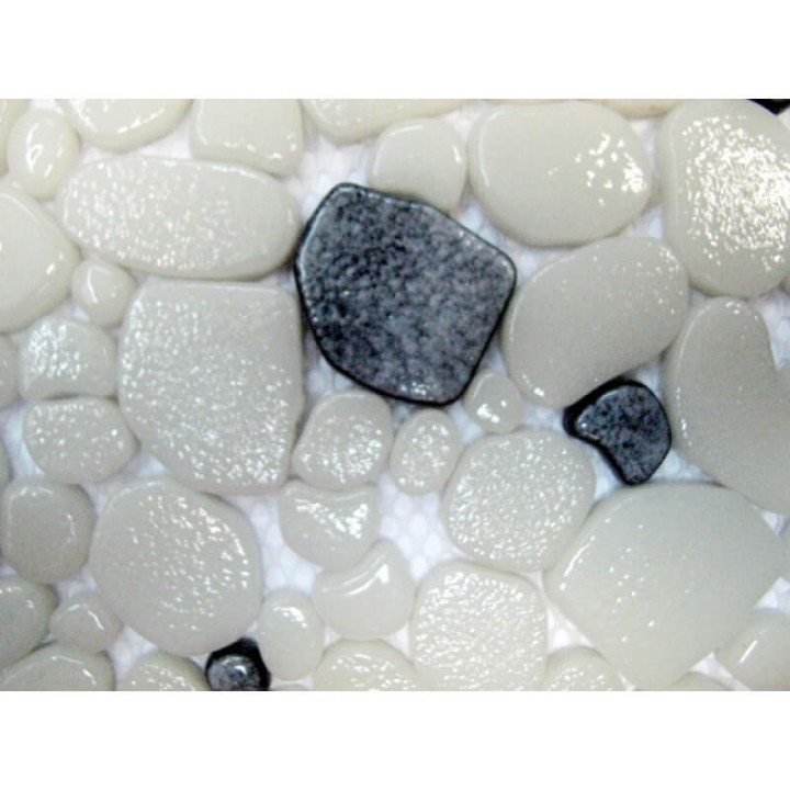Стеклянная Keramissimo Морские камушки Мозаика GRAVEL DGZ-2 mix1 31,5х31,5  — фото 4