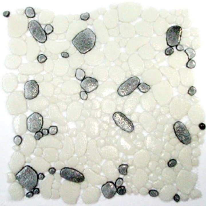 Стеклянная Keramissimo Морские камушки Мозаика GRAVEL DGZ-2 mix2 31,5х31,5  — фото 2