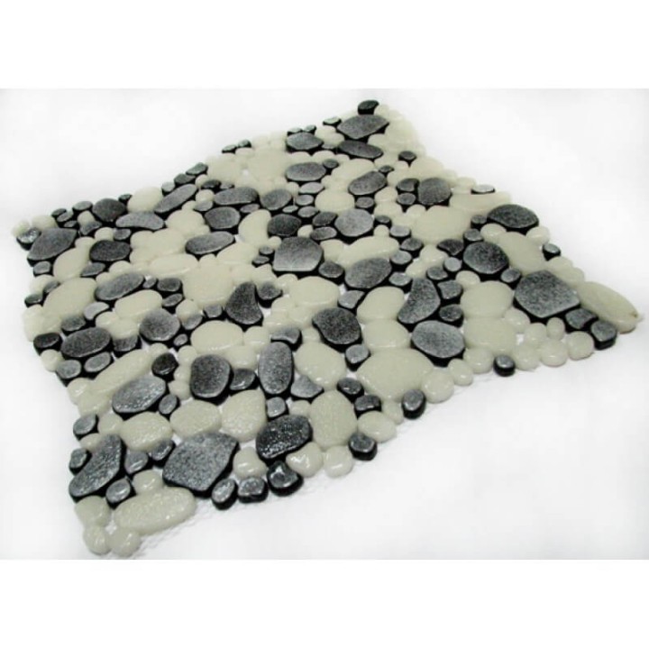 Стеклянная Keramissimo Морские камушки Мозаика GRAVEL DGZ-2 mix5 31,5х31,5  — фото 2