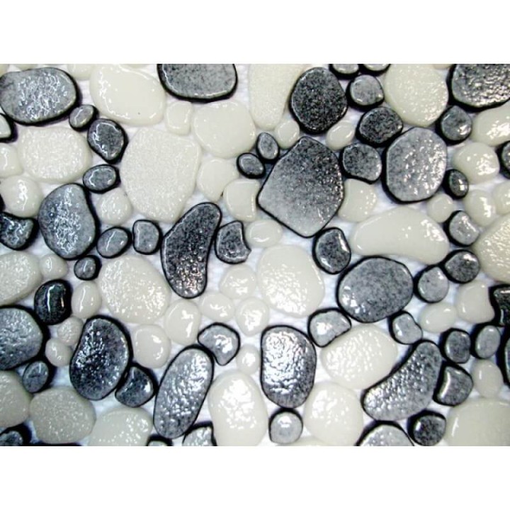 Стеклянная Keramissimo Морские камушки Мозаика GRAVEL DGZ-2 mix5 31,5х31,5  — фото 3