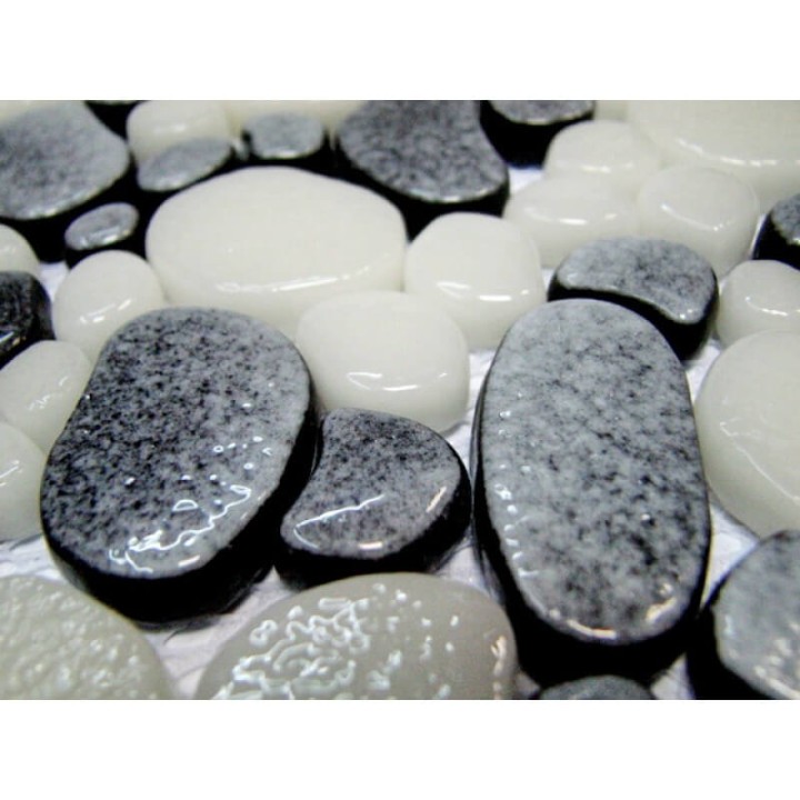 Стеклянная Keramissimo Морские камушки Мозаика GRAVEL DGZ-2 mix5 31,5х31,5  — фото 5