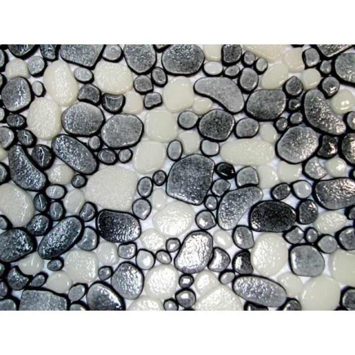 Стеклянная Keramissimo Морские камушки Мозаика GRAVEL DGZ-2 mix6 31,5х31,5  — фото 3