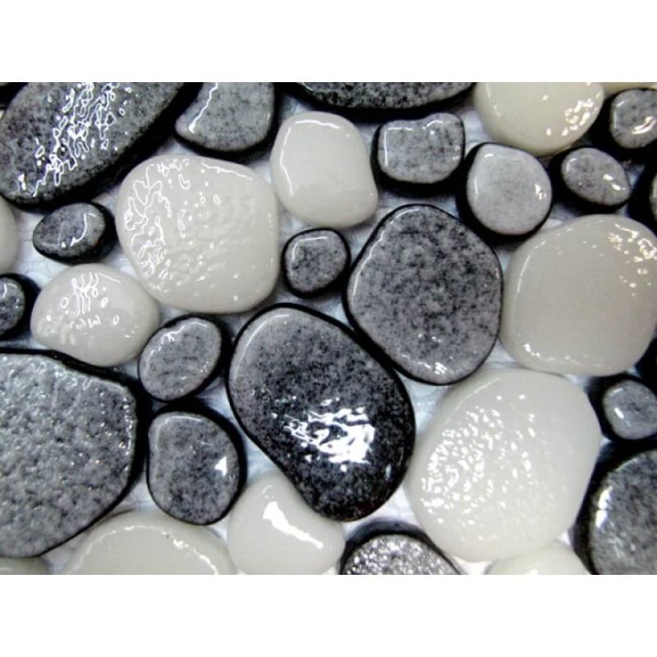 Стеклянная Keramissimo Морские камушки Мозаика GRAVEL DGZ-2 mix6 31,5х31,5  — фото 4