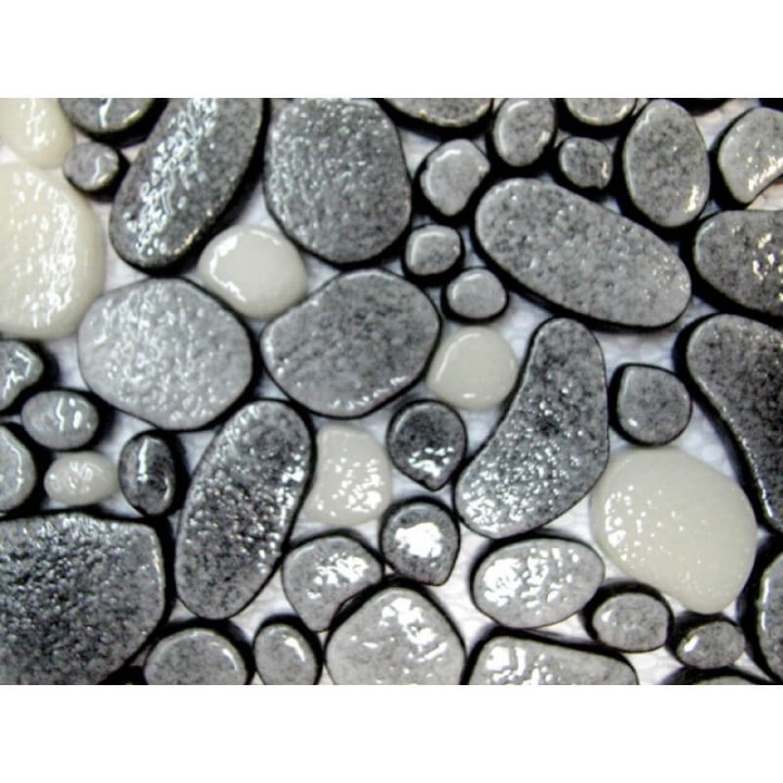 Стеклянная Keramissimo Морские камушки Мозаика GRAVEL DGZ-2 mix7 31,5х31,5  — фото 4