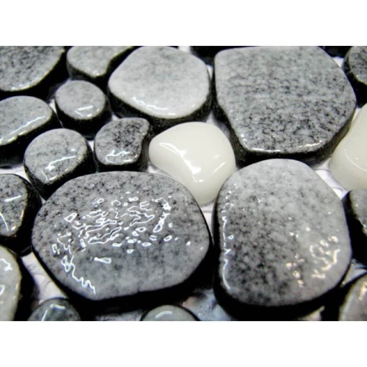 Стеклянная Keramissimo Морские камушки Мозаика GRAVEL DGZ-2 mix7 31,5х31,5  — фото 5