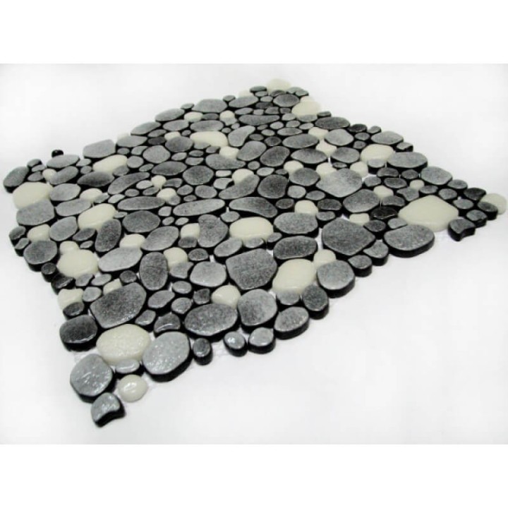 Стеклянная Keramissimo Морские камушки Мозаика GRAVEL DGZ-2 mix7 31,5х31,5  — фото 6