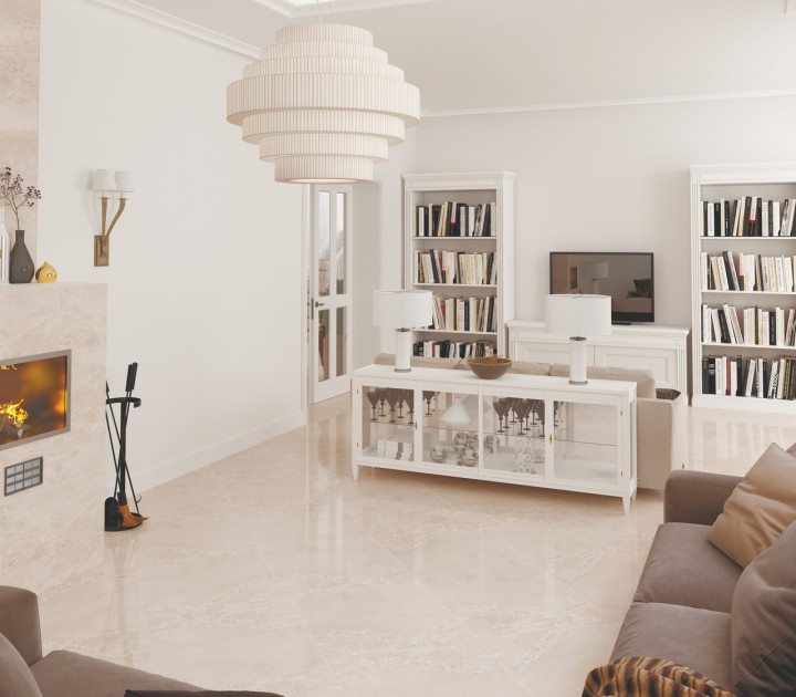 Матовый Kerranova Керамогранит K-41/CR Eterna Beige 60х60 (sugar-эффект) — фото 9