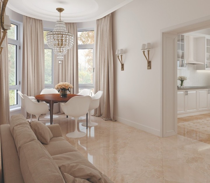 Лаппатированный Kerranova Eterna Керамогранит K-41/LR (2m41/LR) Beige 60х60 — фото 6