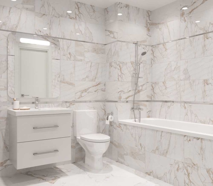 Kerranova Керамогранит Marble Trend Nero Dorato 60x60 Матовый — фото 30