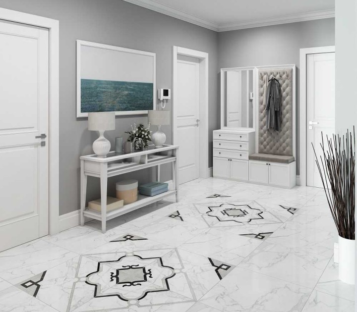 Kerranova Керамогранит Marble Trend Nero Dorato 60x60 Матовый — фото 39
