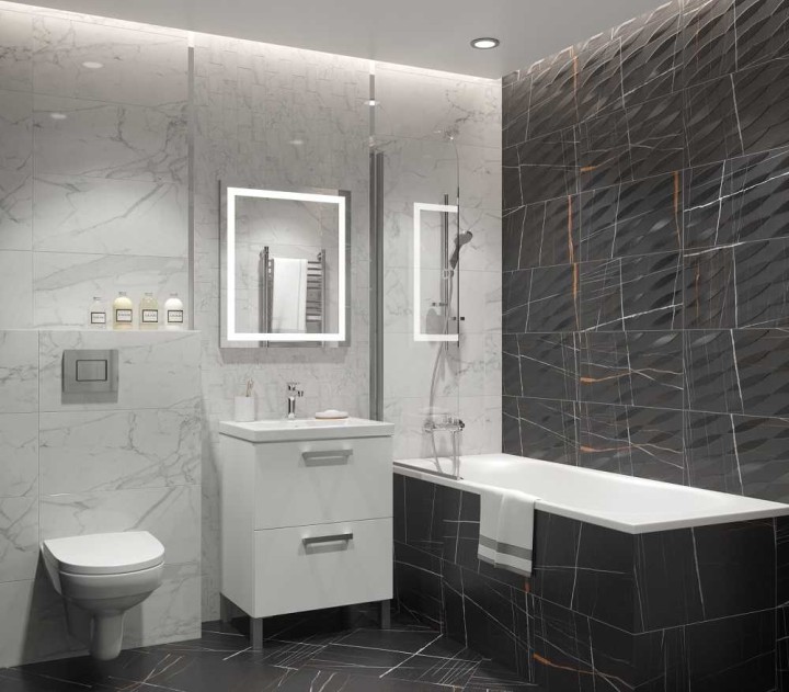 Керамическая Kerranova Мозаика Marble Trend Pulpis 30x30 Матовая m21 — фото 28