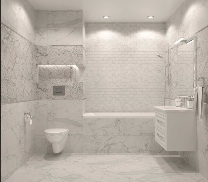 Керамическая Kerranova Мозаика Marble Trend Pulpis 30x30 Матовая m21 — фото 33