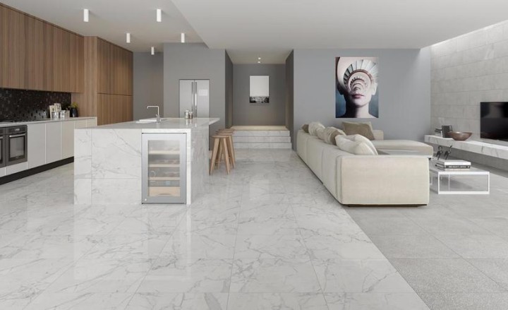 Керамогранитные Kerranova Ступень K-1004/MR/st01 Marble Trend Nero Dorato 29,4х120 — фото 3