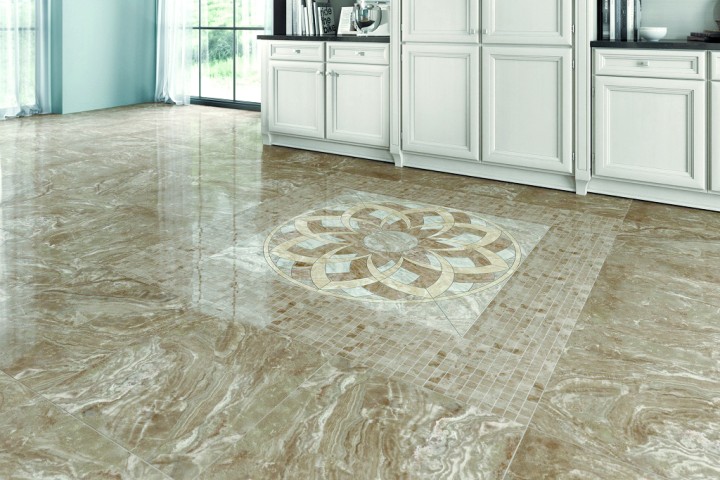 Лаппатированный Kerranova Premium Marble Керамогранит K-953/LR (2w953/LR) Beige Grey lap. 60х60 — фото 10
