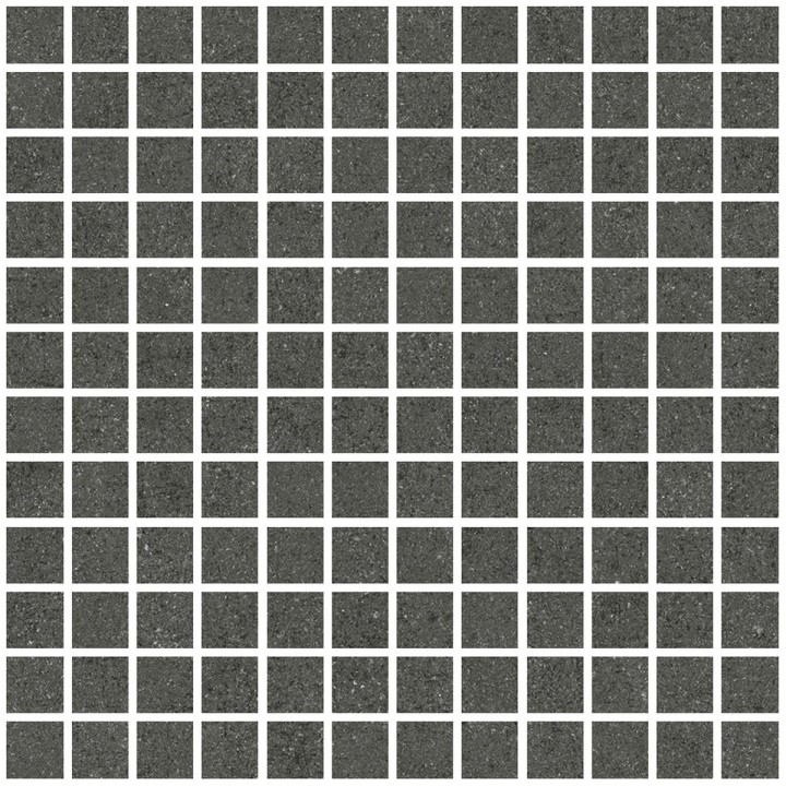 Керамическая Living Ceramics Cuit Mosaic 25 Charcoal Soft 30x30 — фото 3