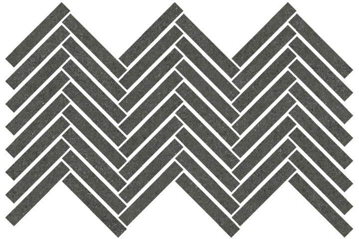 Керамическая Living Ceramics Cuit Spike Mosaic Charcoal Soft 23x43 — фото 2