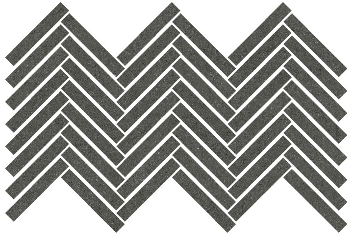Керамическая Living Ceramics Cuit Spike Mosaic Charcoal Soft 23x43 — фото 4