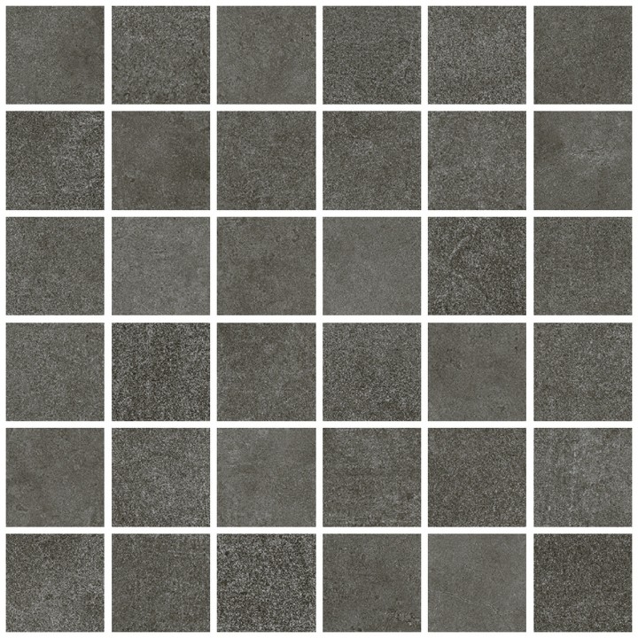 Керамическая Living Ceramics Floss  Mosaic 55 Graphite Anti-Slip 30x30 — фото 5