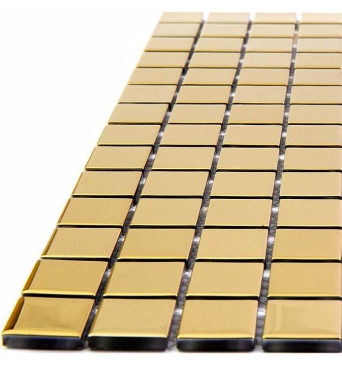 Стеклянная LIYA Mosaic Luxury Мозаика из стекла Gold Glossy 20 30x30 — фото 3