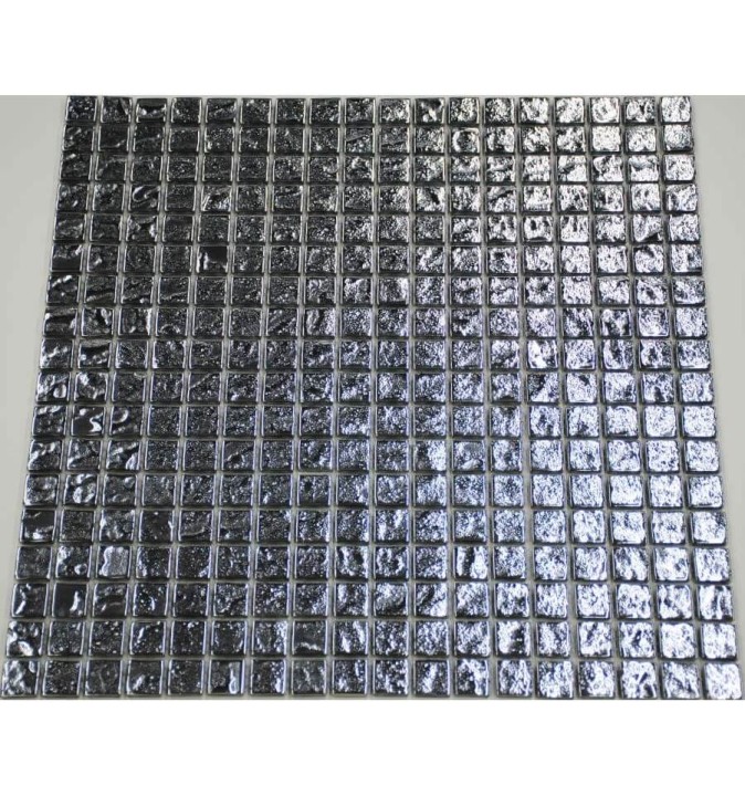 Стеклянная LIYA Mosaic Luxury Мозаика из стекла Silver Brick 15 30x30 — фото 2