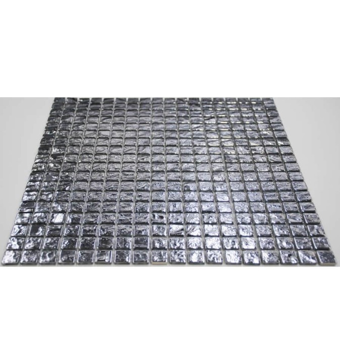 Стеклянная LIYA Mosaic Luxury Мозаика из стекла Silver Brick 15 30x30 — фото 3