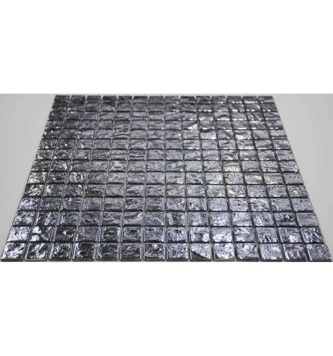 Стеклянная LIYA Mosaic Luxury Мозаика из стекла Silver Brick 20 30x30 — фото 3