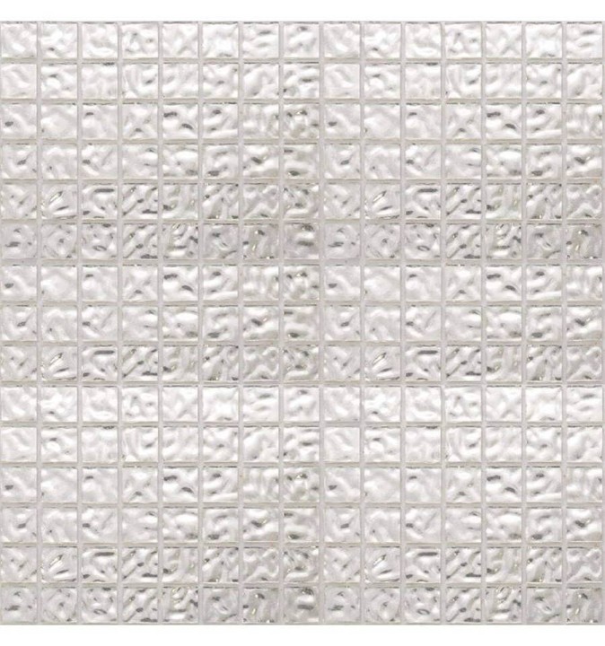 Стеклянная LIYA Mosaic Мозаика из золота Мозаика под белое золото. Поверхность гофрированная. GMC04-20 30x30 — фото 2