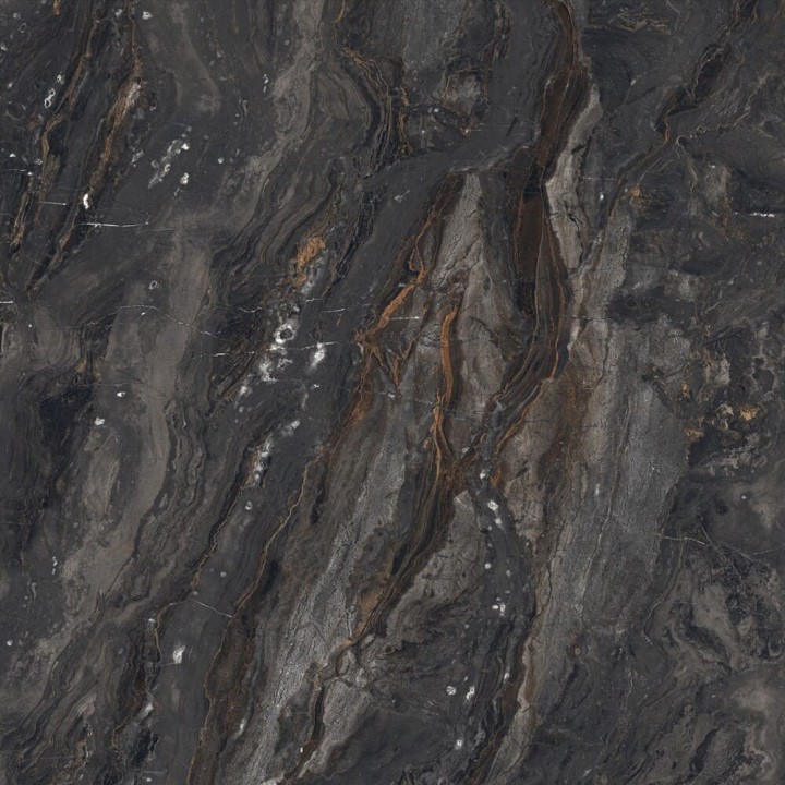 Полированный Maimoon Grand Slabs Cliff Anthrecite High Glossy 120х120 — фото 4