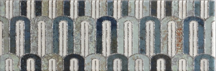Настенная Mainzu Bellagio Arco Blu 10x30 — фото 6